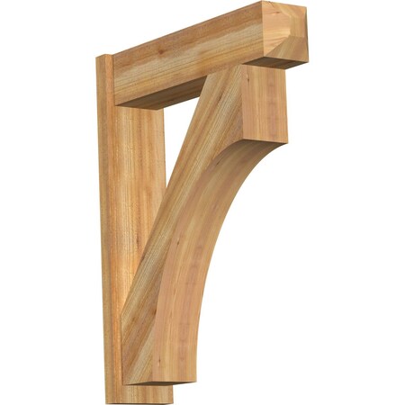 Ekena Millwork Westlake Craftsman Rough Sawn Outlooker, Western Red Cedar, 8"W x 32"D x 40"H OUT08X32X40WTL04RWR